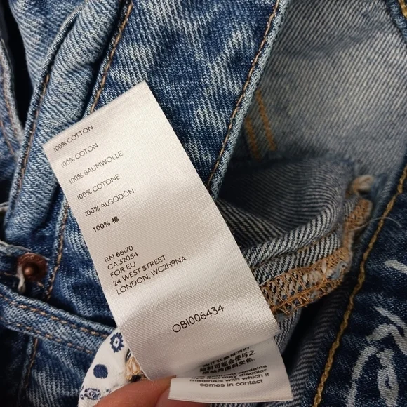 We The Free Bailey denim skirt women's size 26 blue - Picture 5 of 5